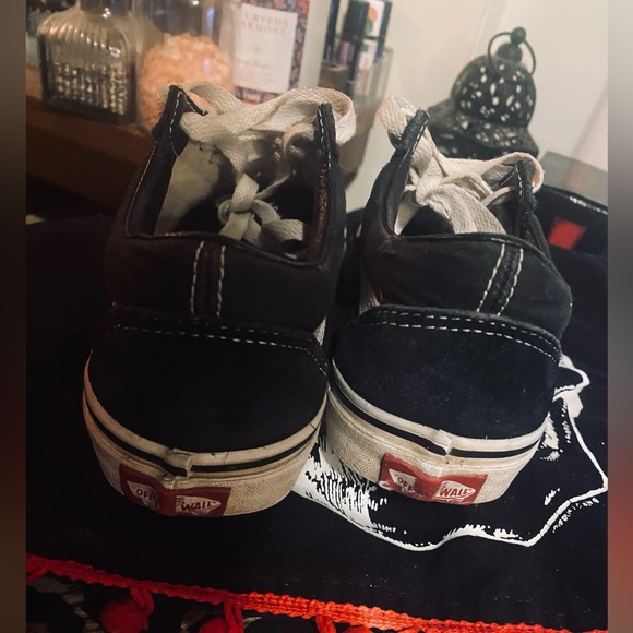 Vans Sk8-Lo Black & White Skate Shoes, size 6 - Picture 5 of 9